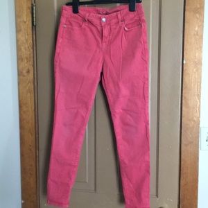 Salmon/coral colored pants
